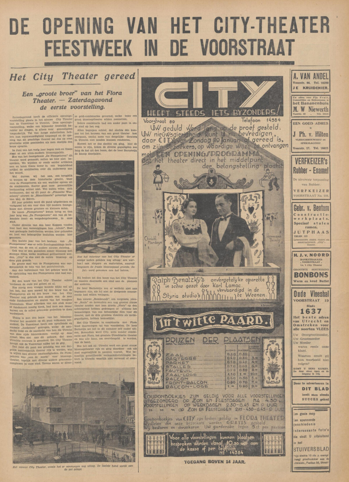 Utrechtsche Courant, januari 1936