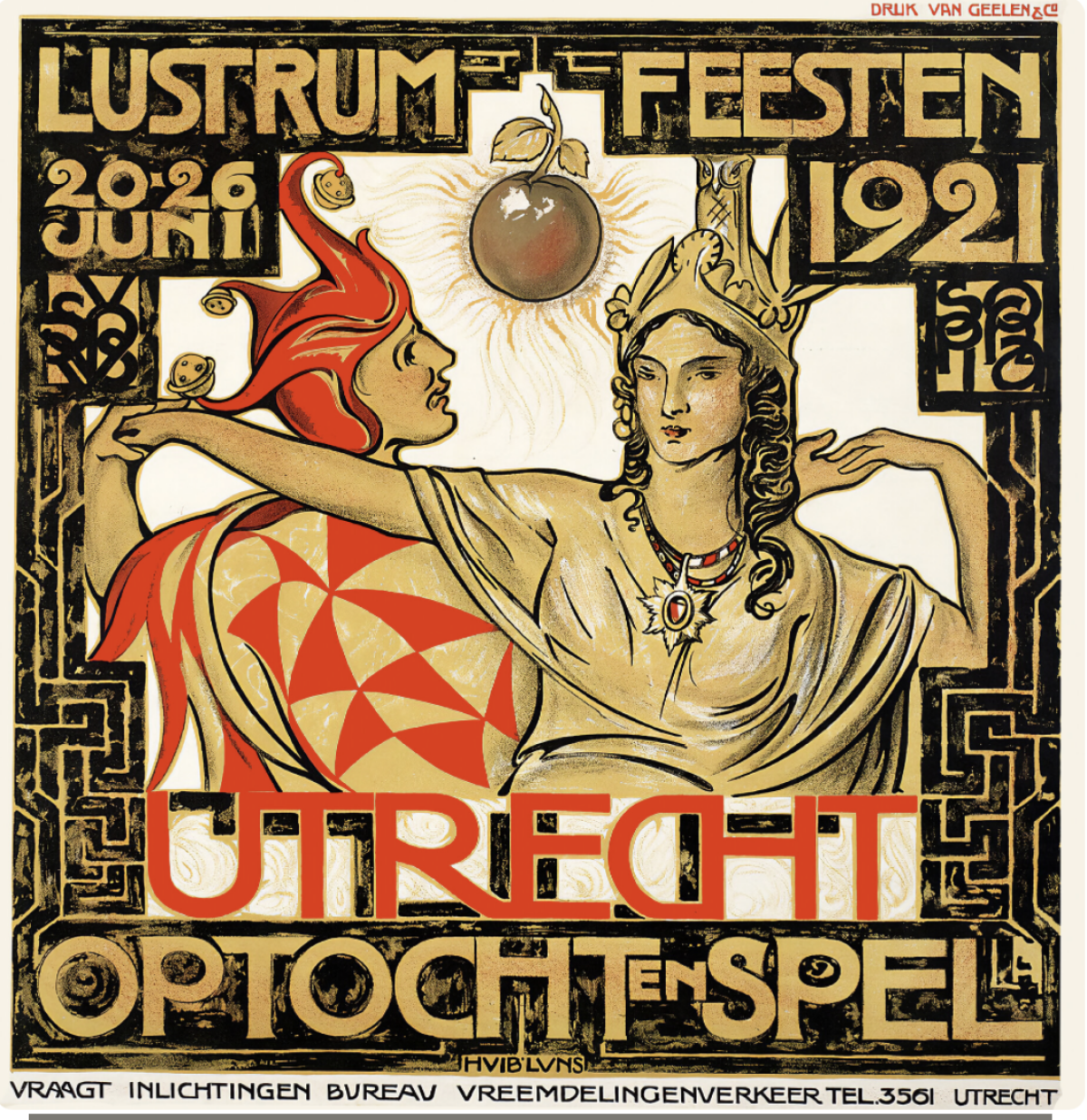 Het affiche van Huib Luns