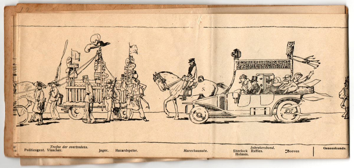 Eén van de twaalf taferelen (scan: Doete Regts)