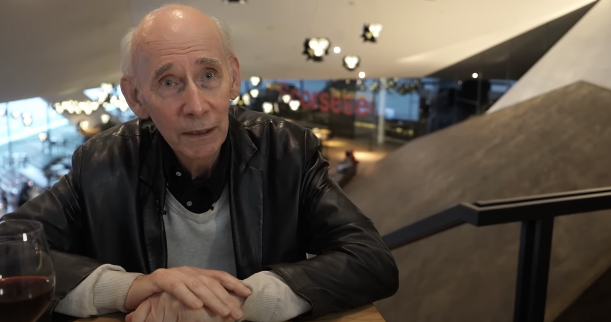 Willem van Batenburg in 2017 (schermprint uit het Eye-filmpje)