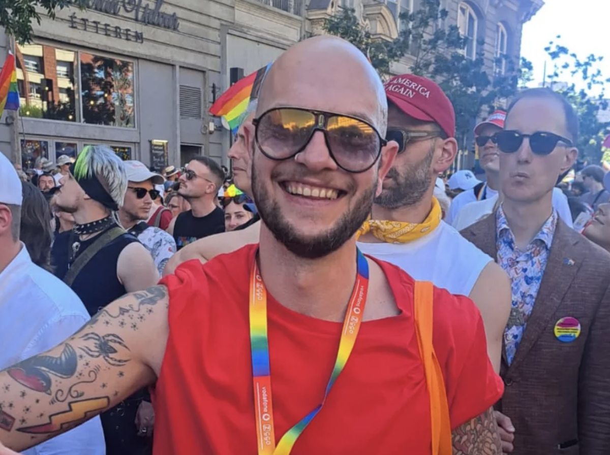 PvdA-wethouder en locoburgemeester Dennis de Vries in Boedapest (insta wethouderdennis)