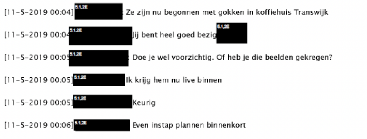 Deel van het transcript