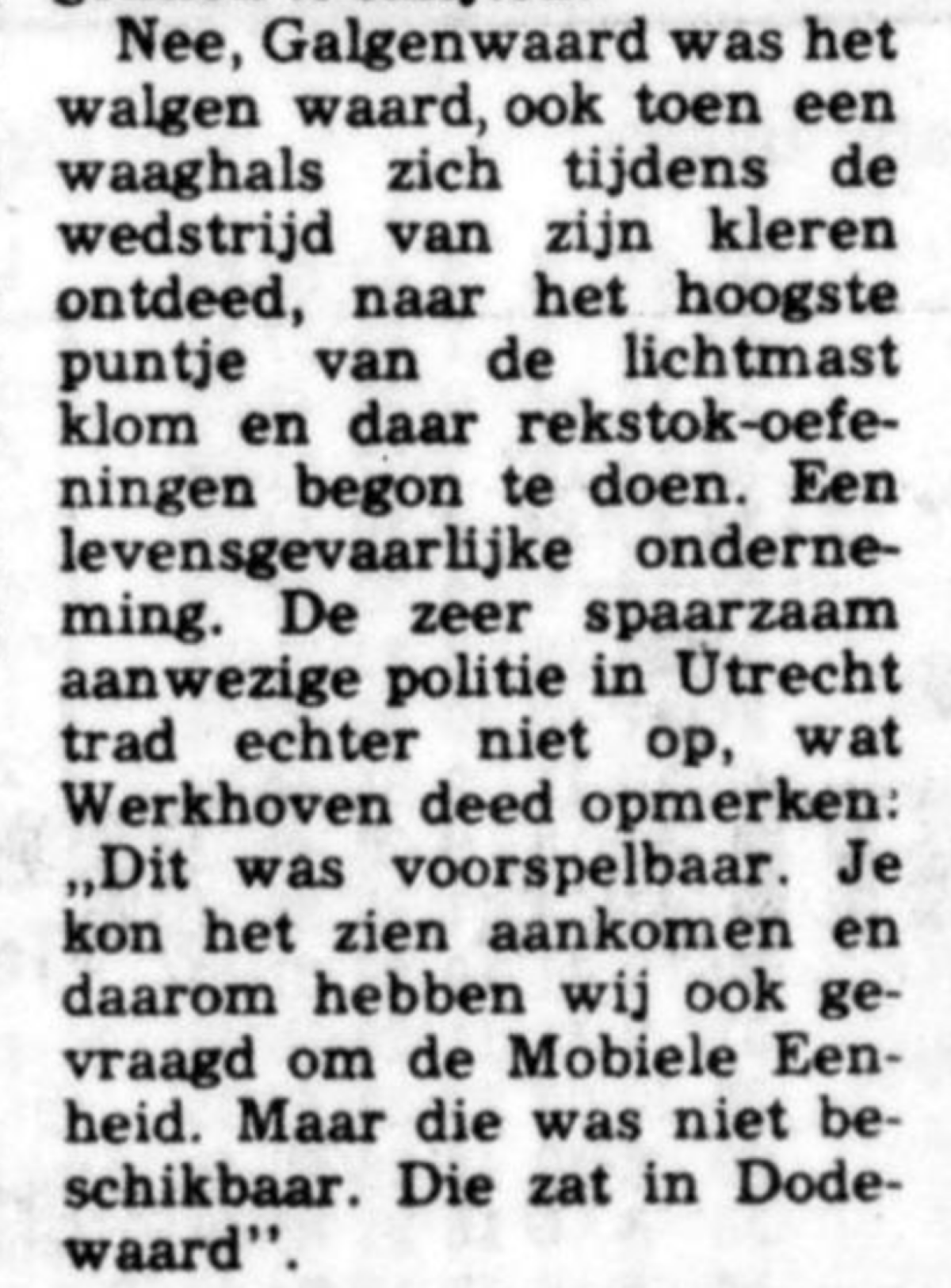 Telegraaf, 21 april 1981