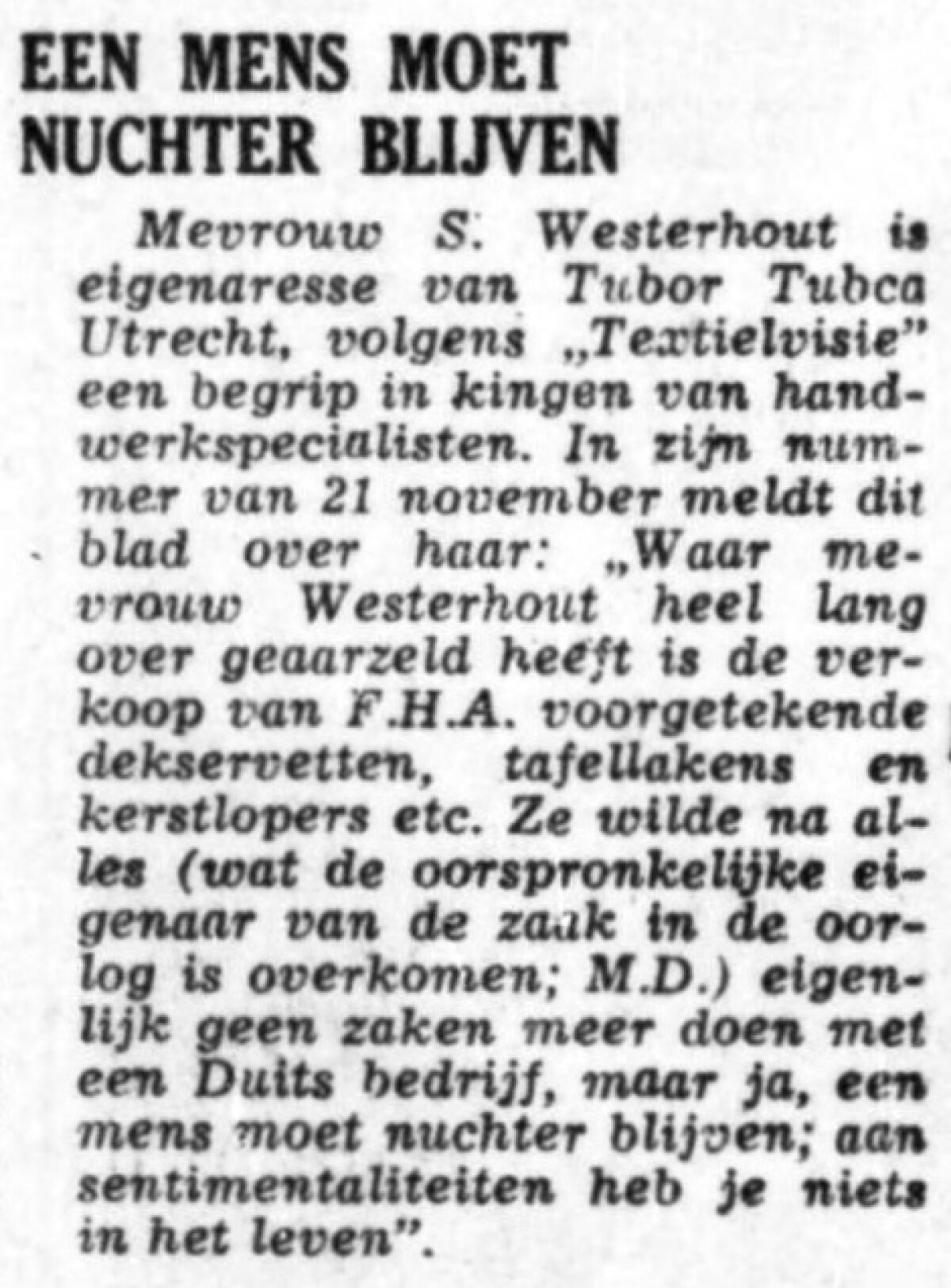 1 december 1969, De Telegraaf