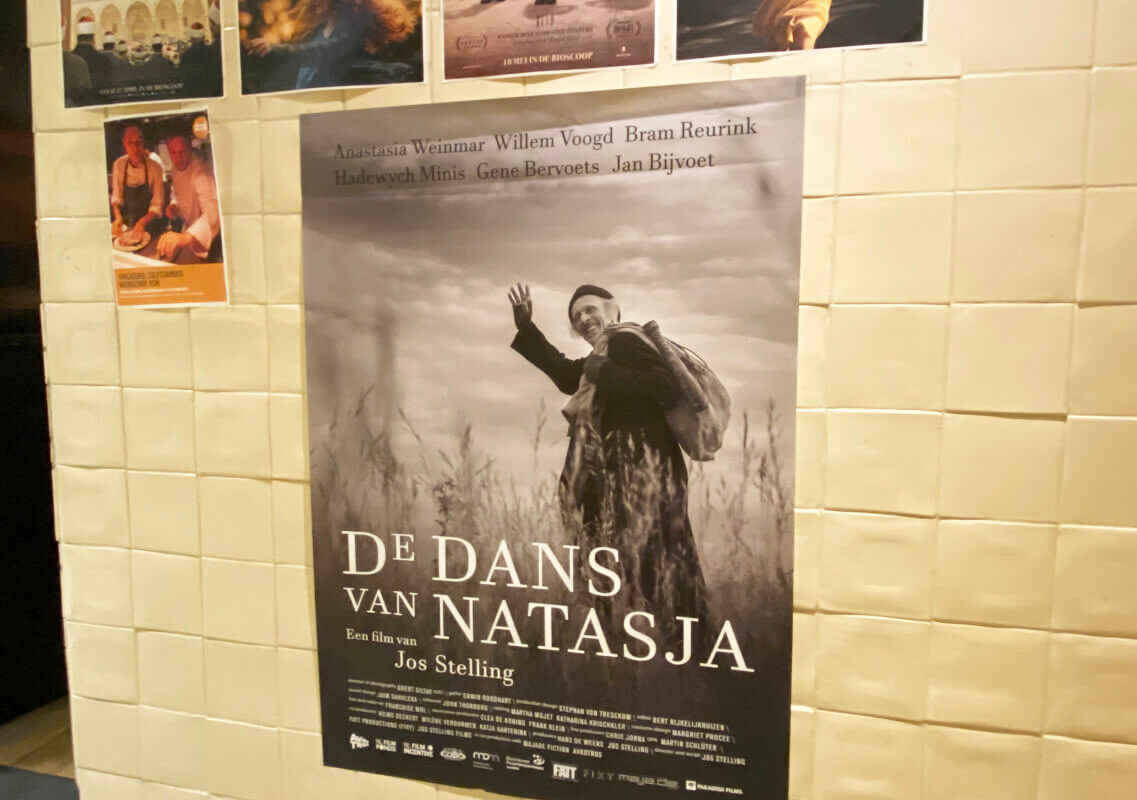 Bij de wc's van Springhaver hangt de filmposter al. Foto: JT