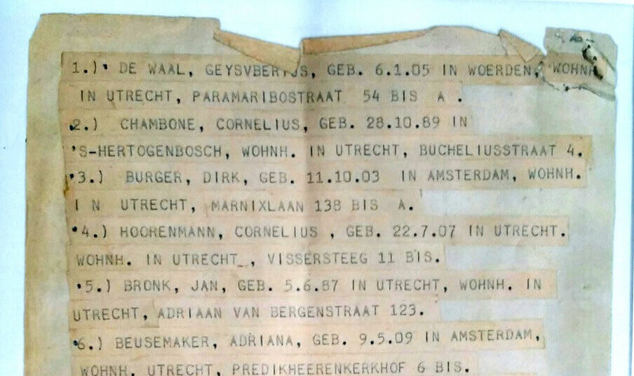 Fragment van het beruchte telegram.