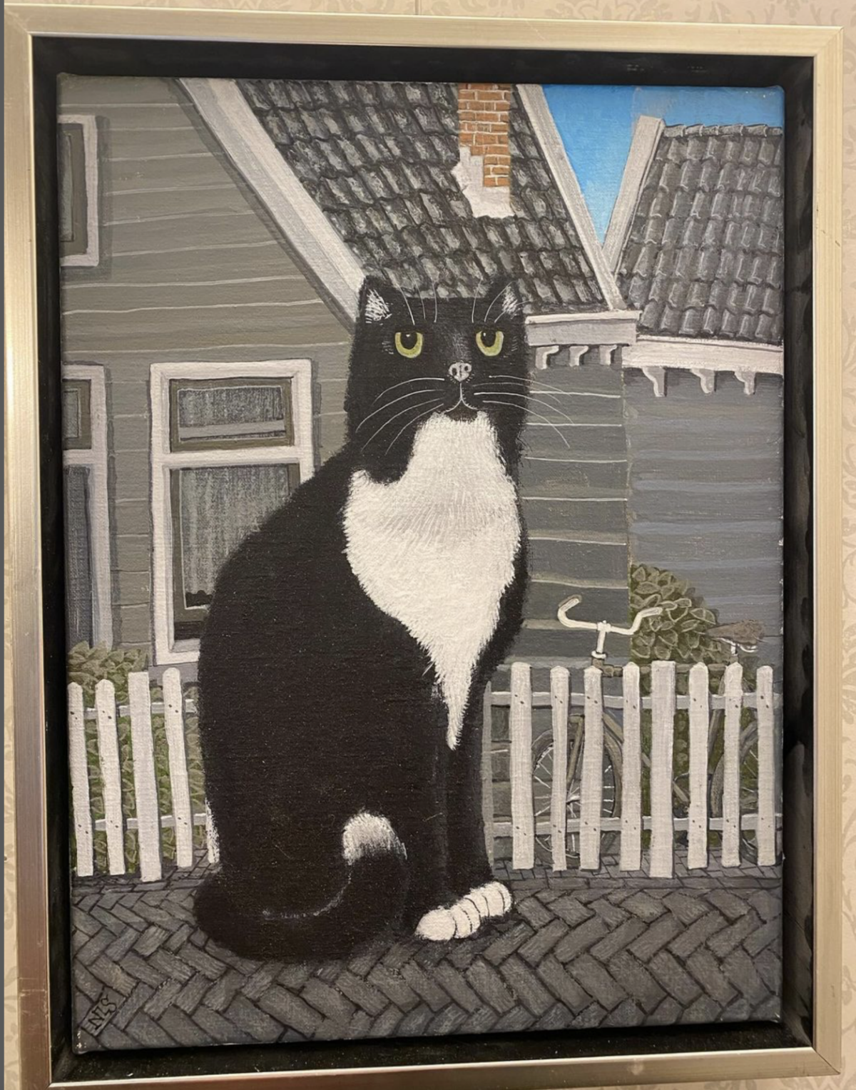 Een van de werken van Niels de Hoog in de Toonkamer. Foto: instagram Toonkamer