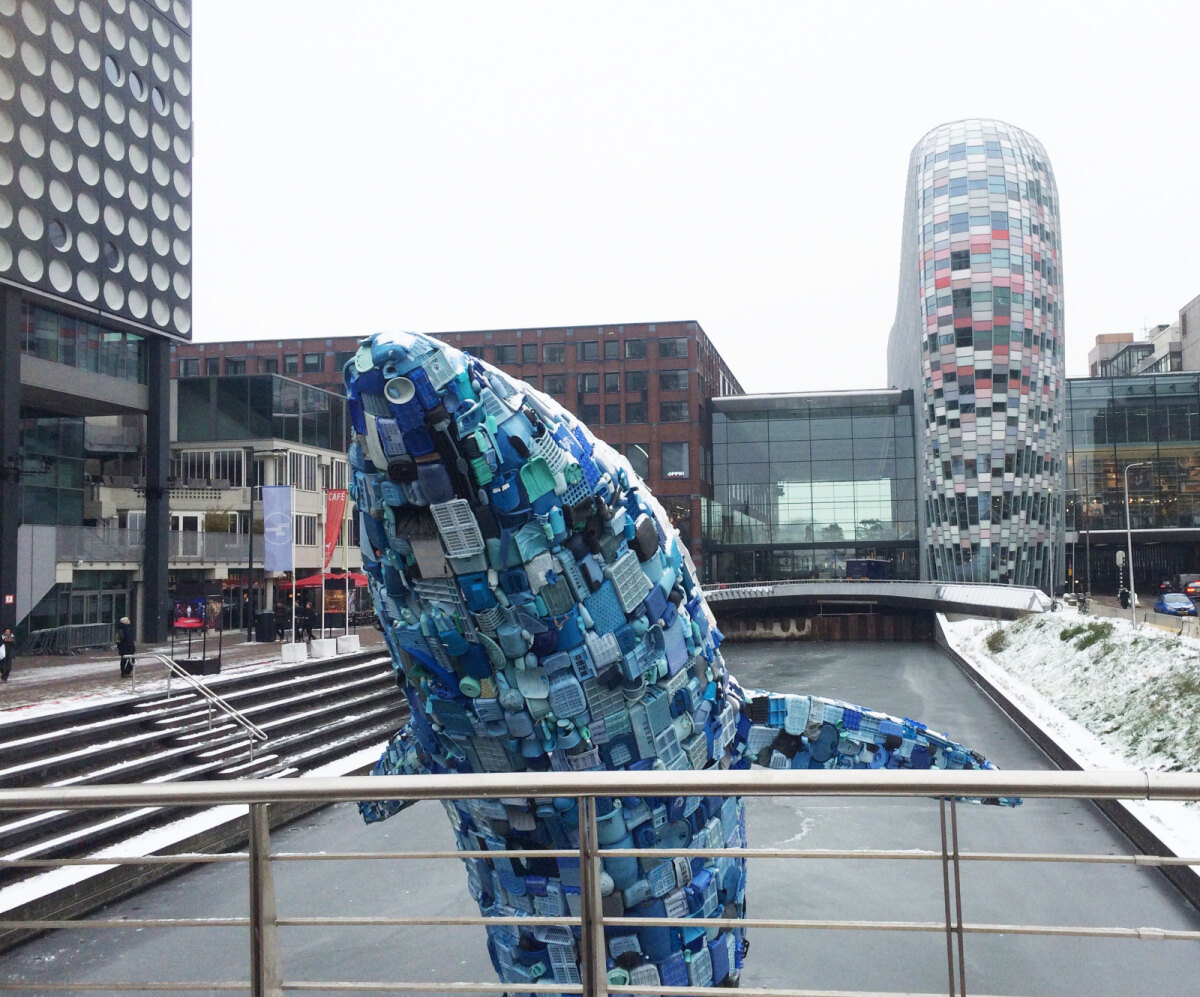 Hier in 2019 op een zondag in de bevroren singel. Foto: JT