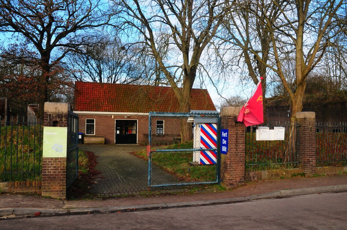 Fort de Bilt, net voorbij de Berenkuil, in 2022. Foto: Het Utrechts Archief