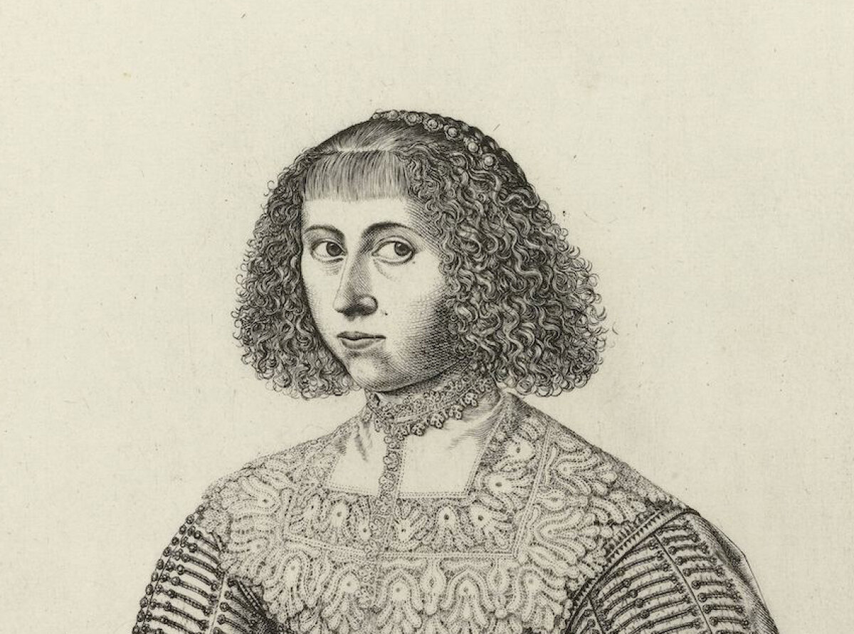 Zelfportret van Anna Maria van Schurman. Afbeelding: HUA