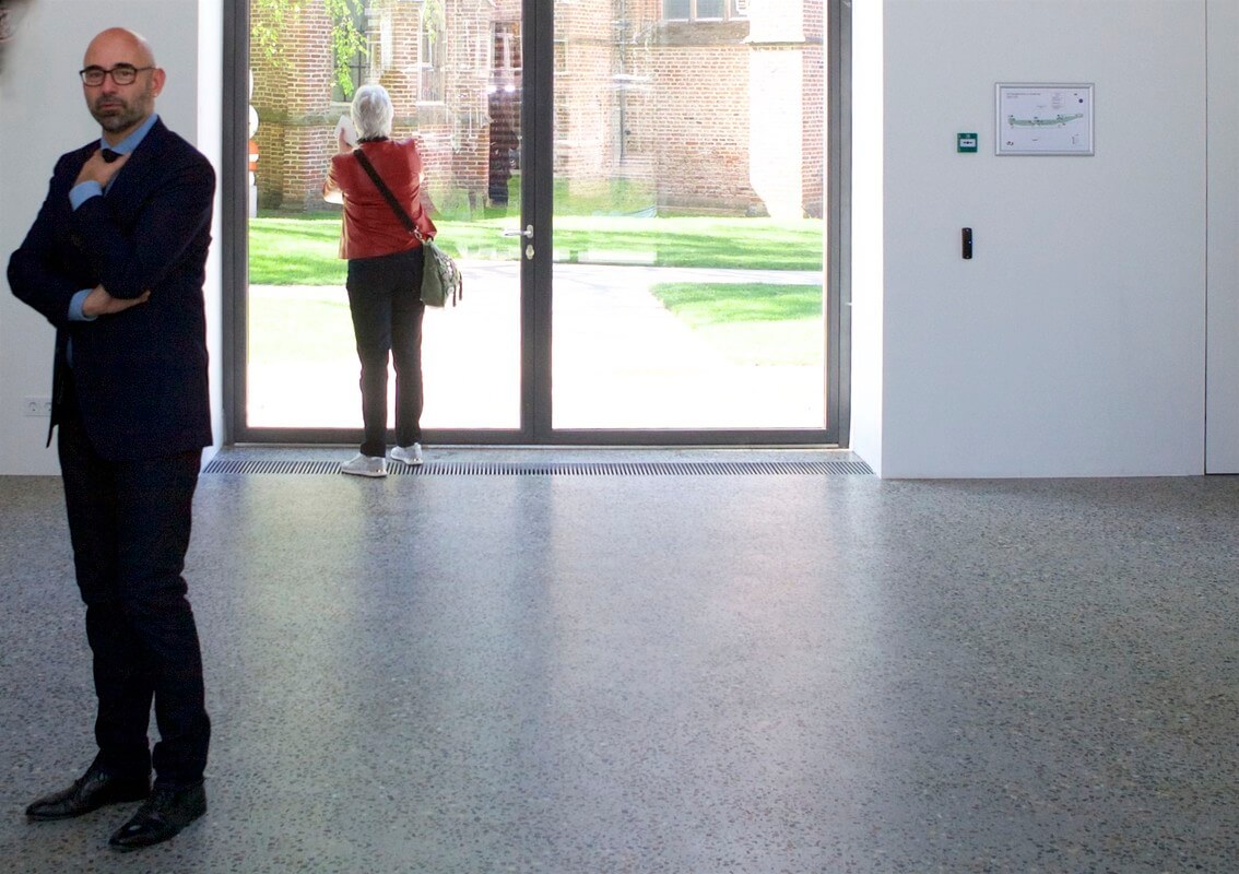 Edwin Jacobs in het Centraal Museum. Foto: Ton van den Berg