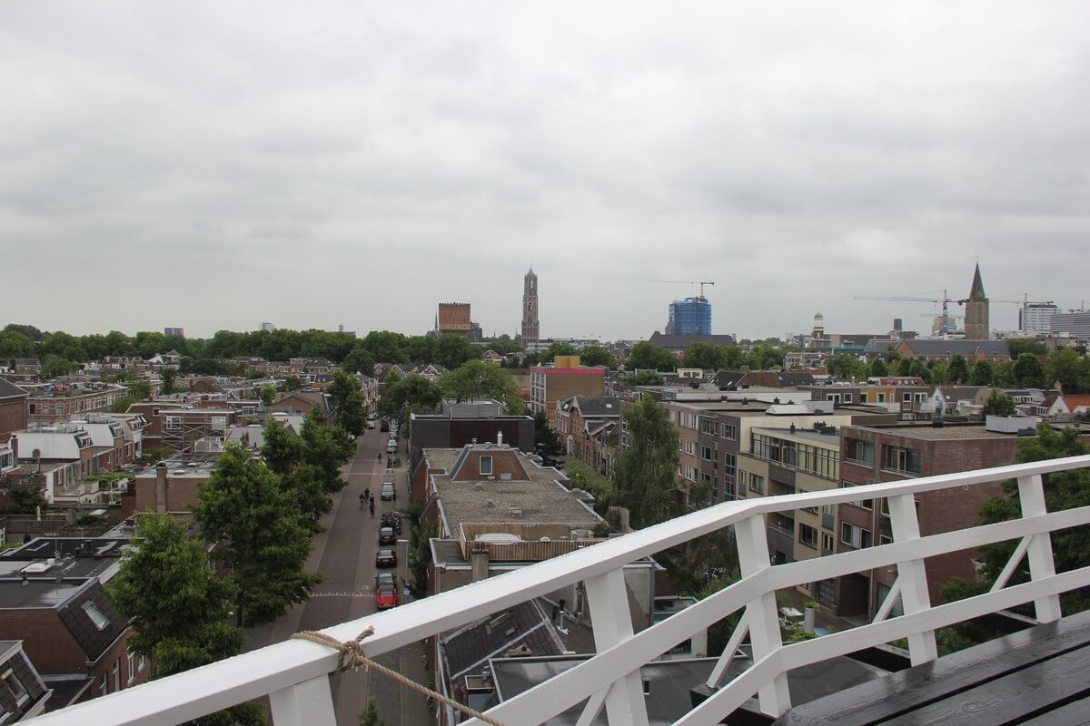 Uitzicht vanaf de omloop. Foto: Willem Geijssen