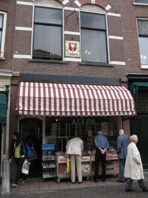 Vismarkt 9. Nu antiquariaat Aleph. Foto: Willem Geijssen