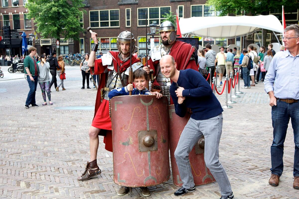 Romeinen op het Domplein.