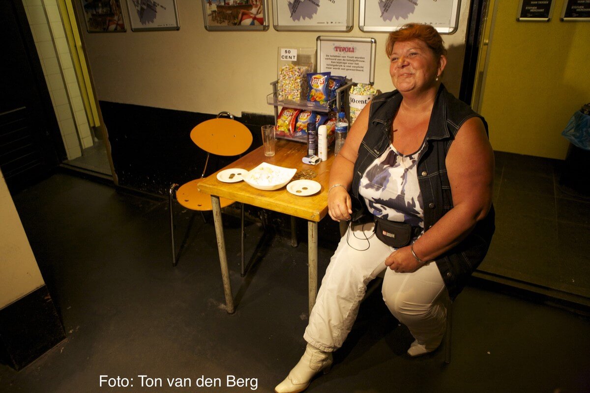 Sannie op de laatste avond van Tivoli in 2014. Foto: Ton van den Berg