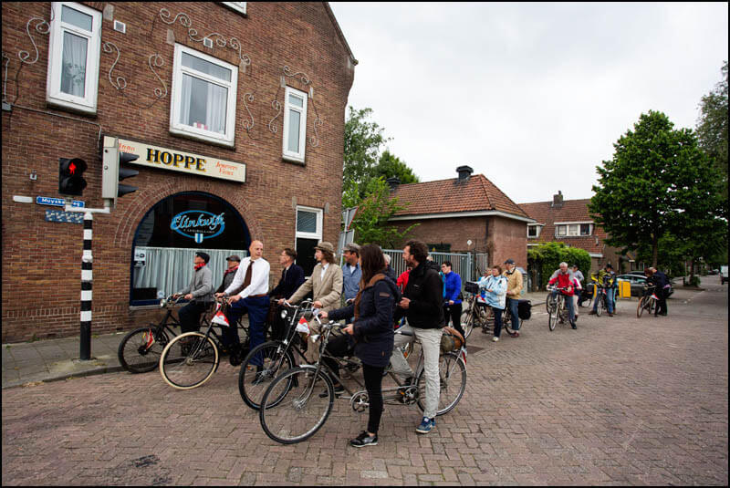 Een van de weinig verkeerslichten.