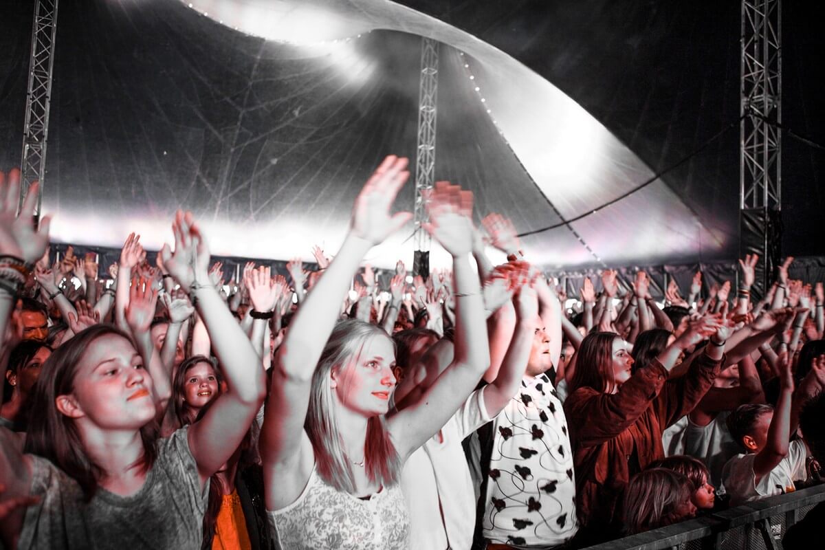 Fans van Typhoon. Foto: Ton van den Berg