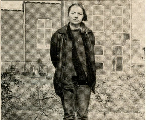 Britt Nelemans in 1997. Foto uit Wijkblad Oost