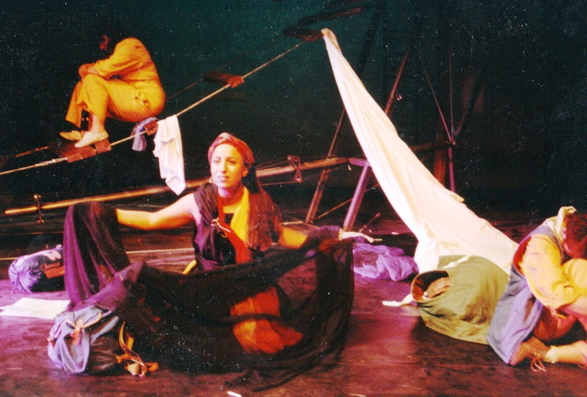 Scene uit het toneelstuk. foto: archief