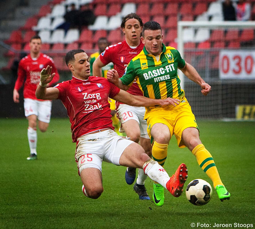 Amrabat en Wolters. Foto: Jeroen Stoops