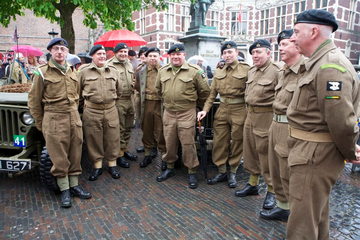De 'bevrijders' van Utrecht. Foto: Ton van den Berg