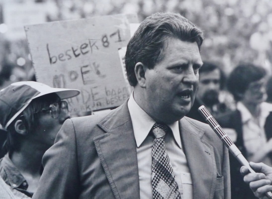 De actieleider Ger Hoogenberg. Foto uit archief van Hoogenberg