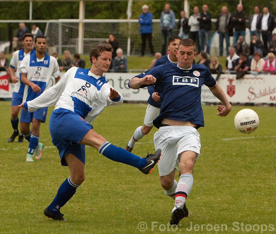 Ondanks de inzet geen goals voor Elinkwijk. Foto: Jeroen Stoops