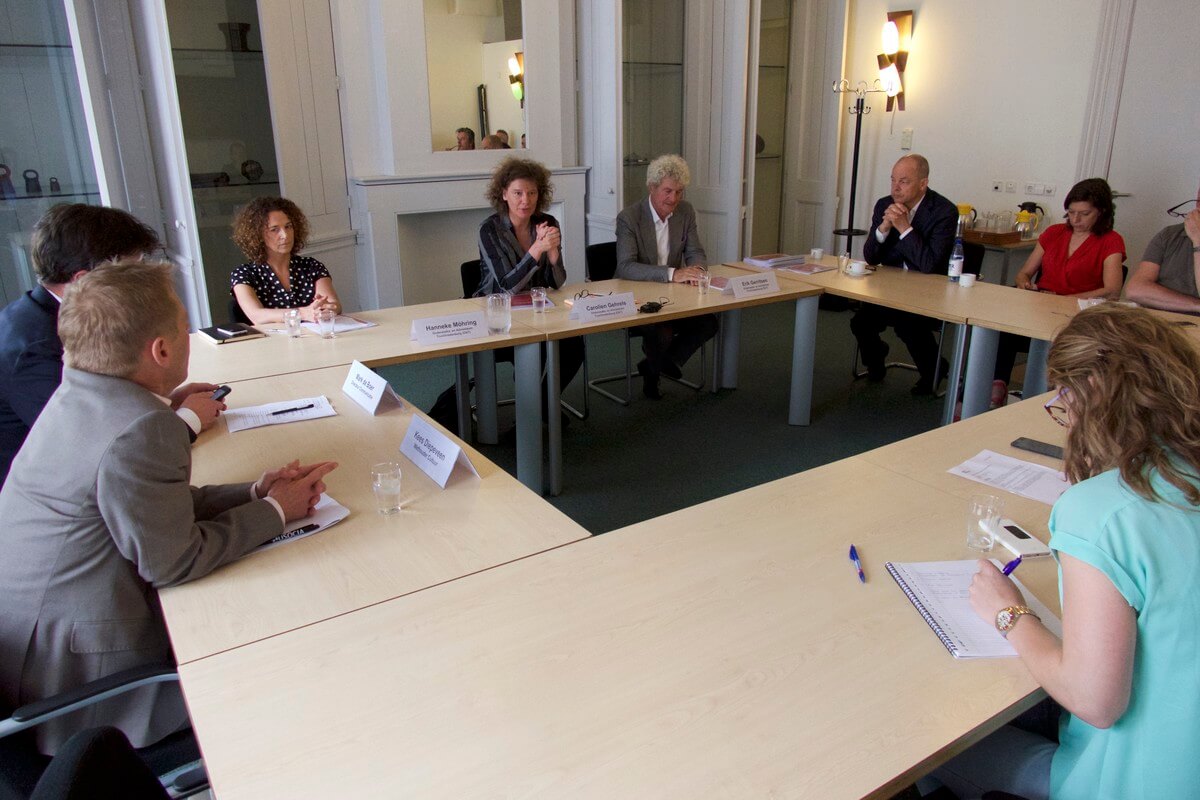 De persconferentie donderdagmiddag. Foto: Ton van den Berg
