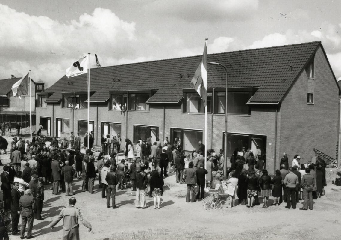 Nieuwbouw in de Zenithstraat in 1976. foto; Het Utrechts Archief