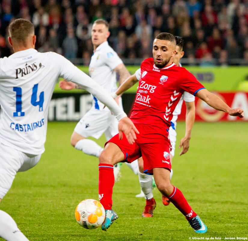 Laatste wedstrijd van Labyad in het rood-wit van FC Utrecht.