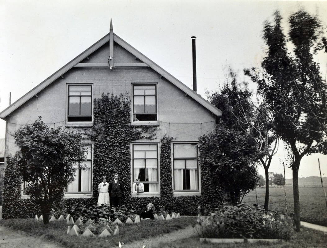De hofstede Ruimzicht aan de Kanaalweg 28 rond 1930. Foto: Het Utrechts Archief