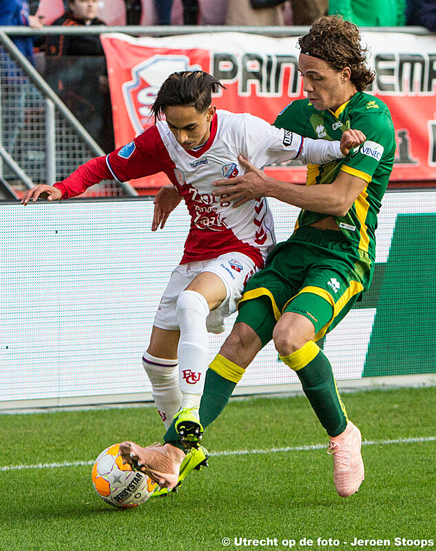 Invaller Boussaid in duel met Troupée.