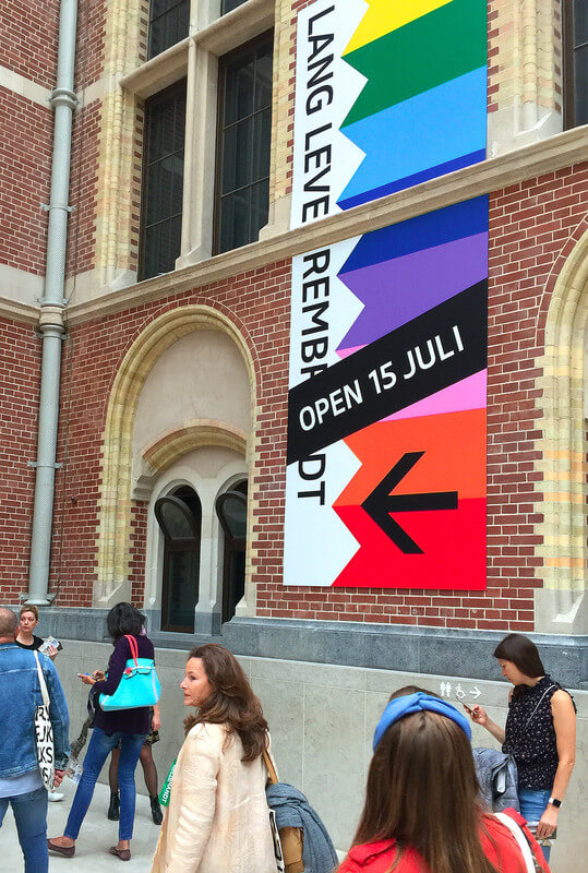 Aankondiging op het Rijksmuseum.