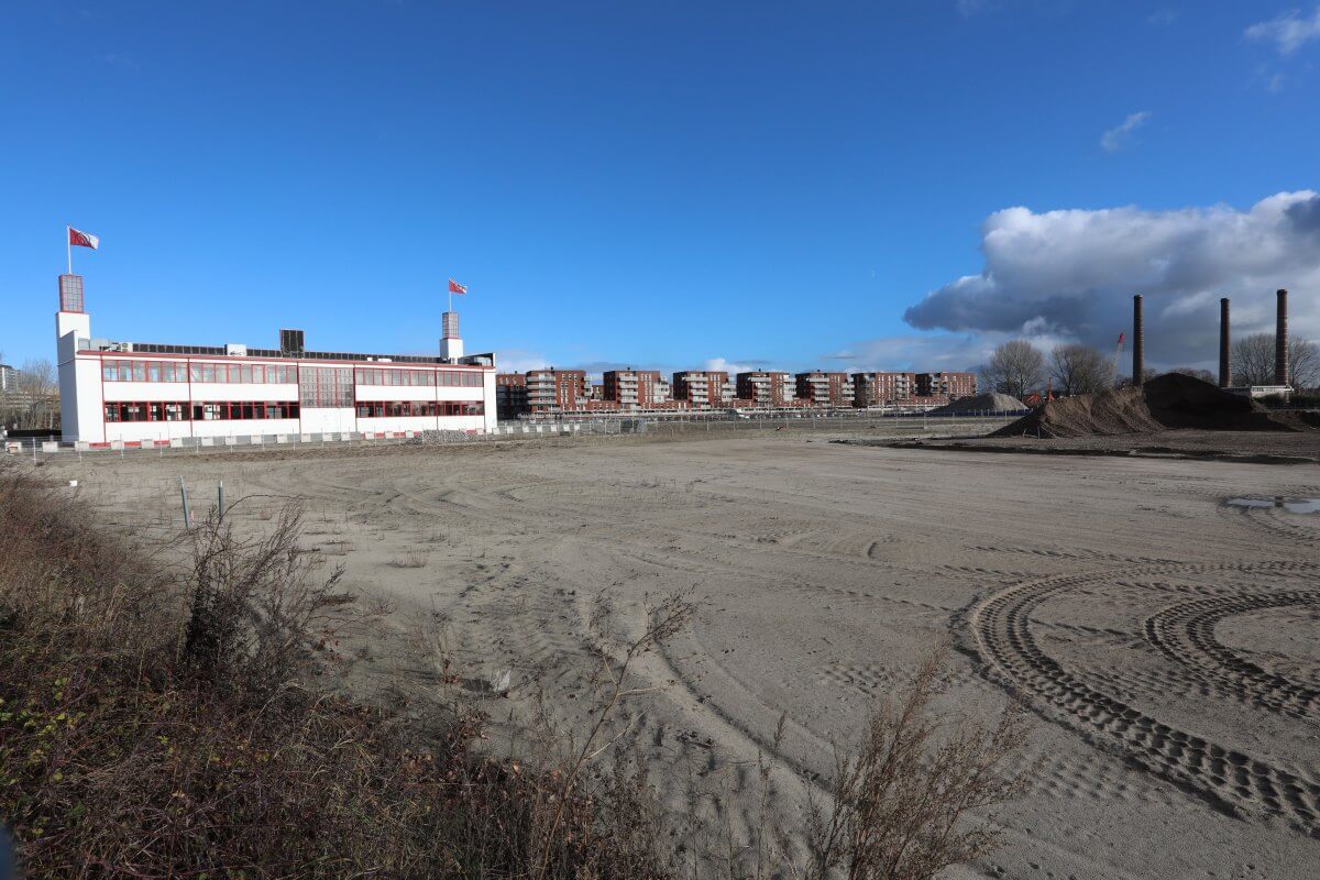 Bouwgrond in de Merwedekanaalzone. Foto: Ton van den Berg