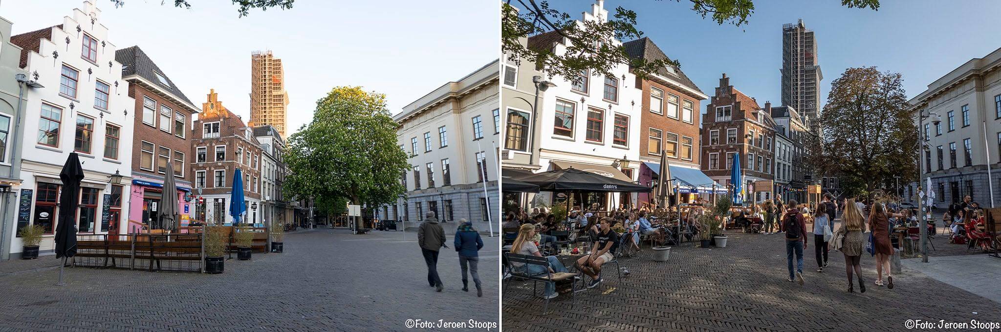 Stadhuisplein, zaterdag 25 april en zaterdag 19 september 2020