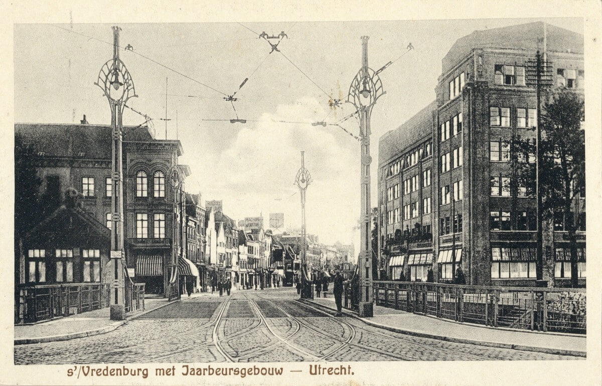 Vredenburg volgens een kaart uit de jaren '20. Collectie HUA