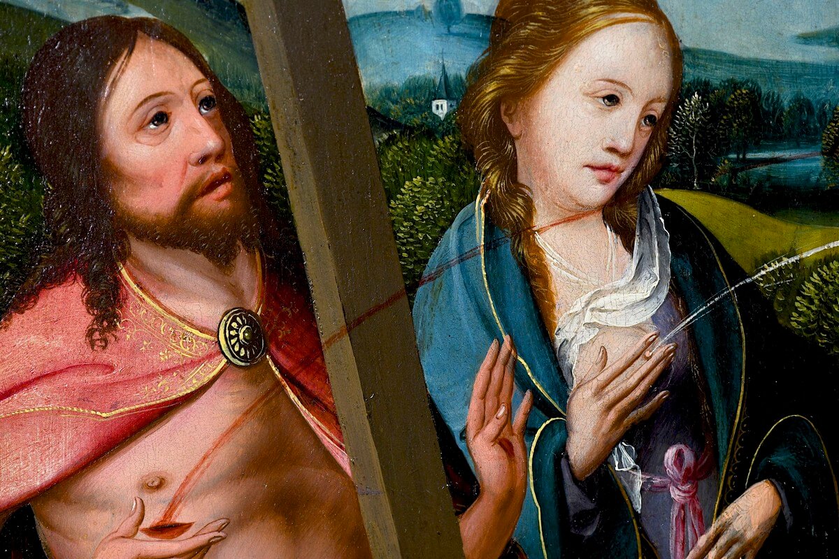 Detail drieluik uit Antwerpen ca 1520. Foto: Museum Catharijneconvent