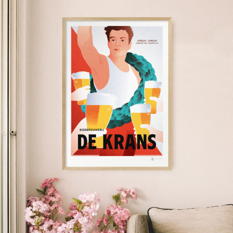 Bierbrouwerij De Krans
Utrecht, opgericht: 1840, gesloten: 1930. Foto: H. Smeijsters