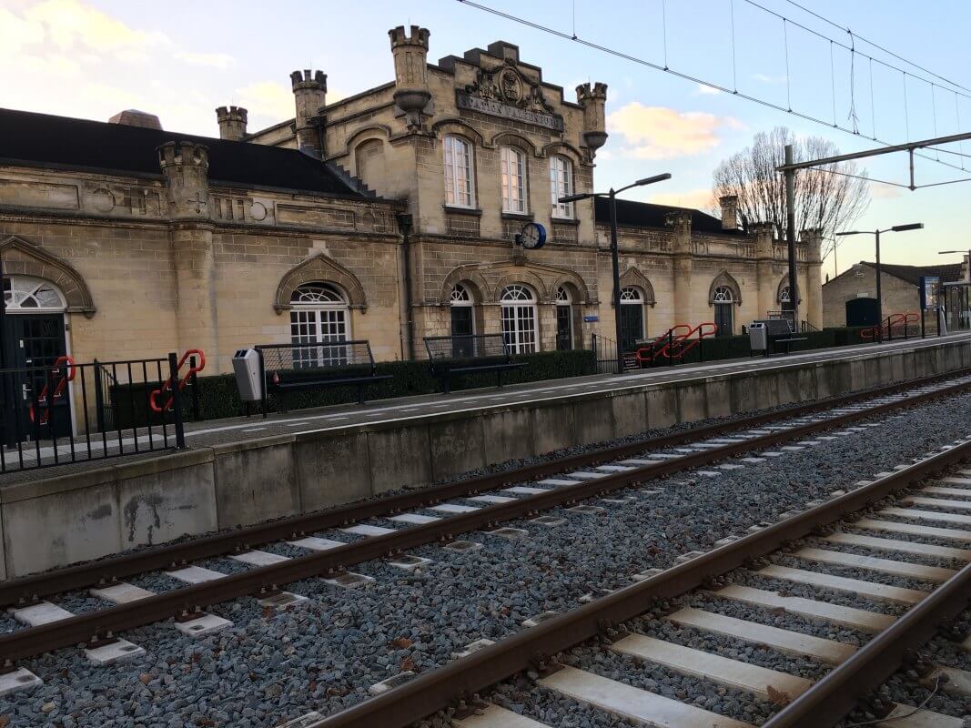 Het station Valkenburg uit 1853 is het oudste nog bestaande station in ons land. Foto: Dik Binnendijk