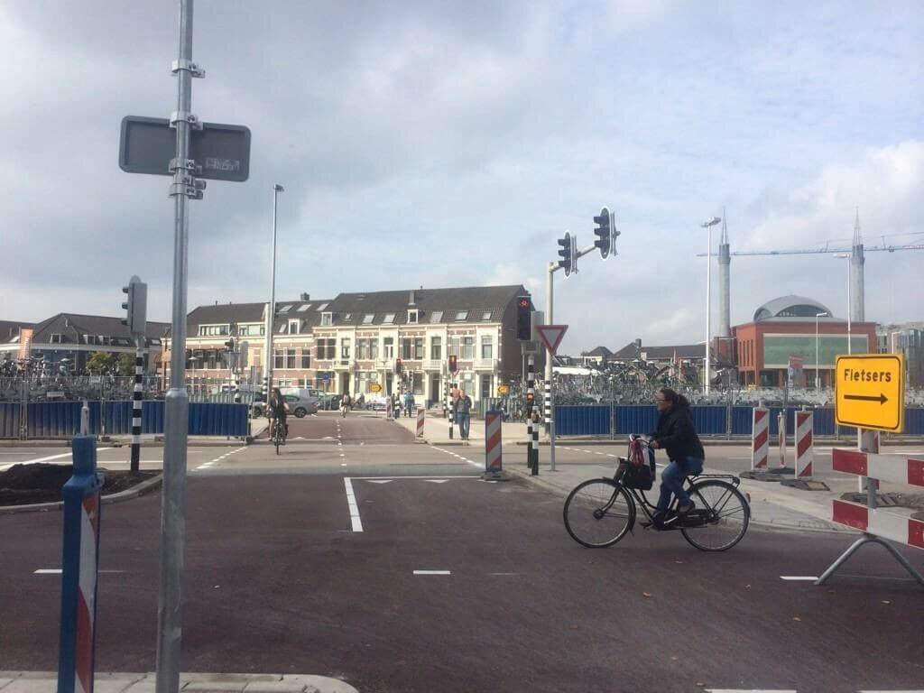 De nieuwe oversteek bij Westplein. Foto: L. van Hooijdonk