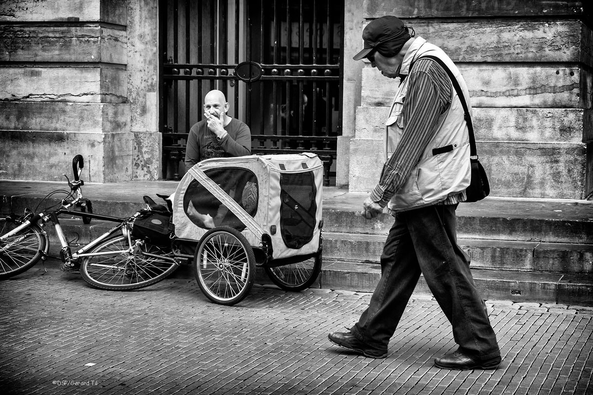 Bij het stadhuis. Foto: Gerard Til