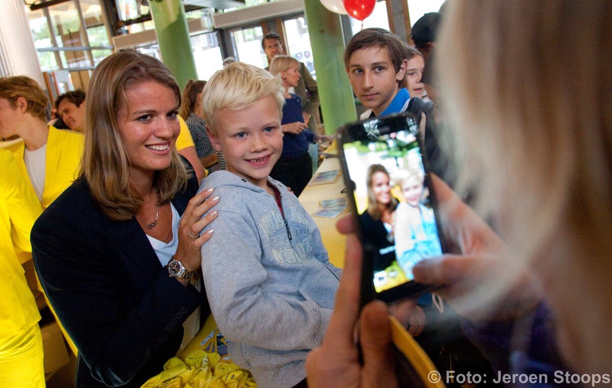 Op de foto met Dafne. Foto: Jeroen Stoops