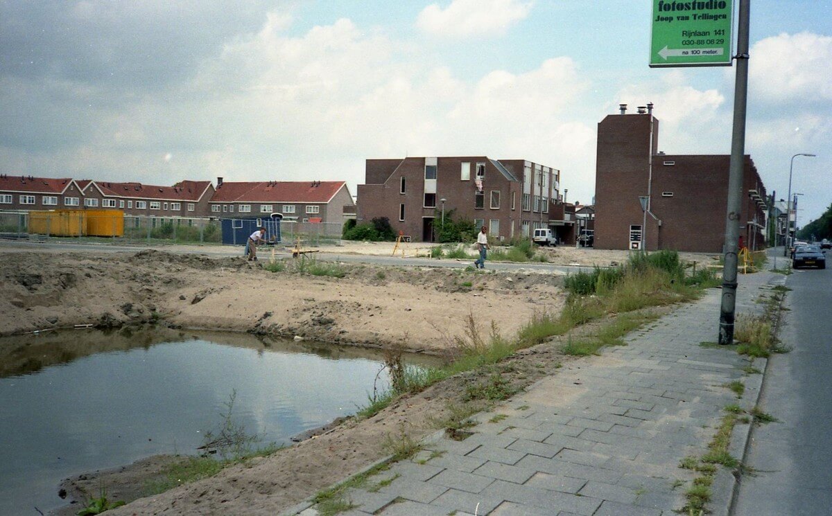 De sanering van de Amerhof. Foto: W. Geijssen