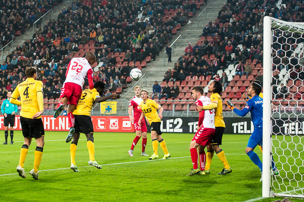 Kansen voor de goal. Foto: FC Utrecht