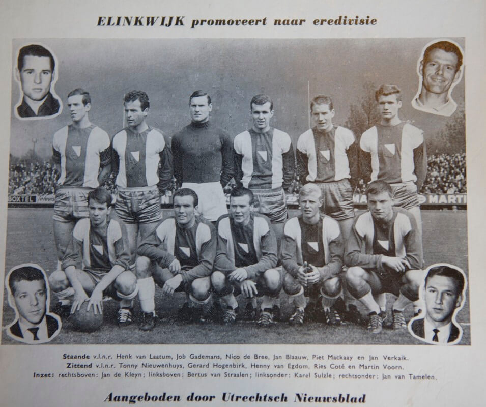 Een van de elftallen waarin Nico de Bree voor Elinkwijk speelde. Foto: archief Elinkwijk