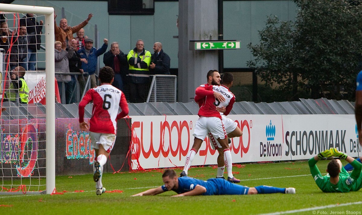 NEC verslagen, Utrecht 1-0. Foto: Jeroen Stoops