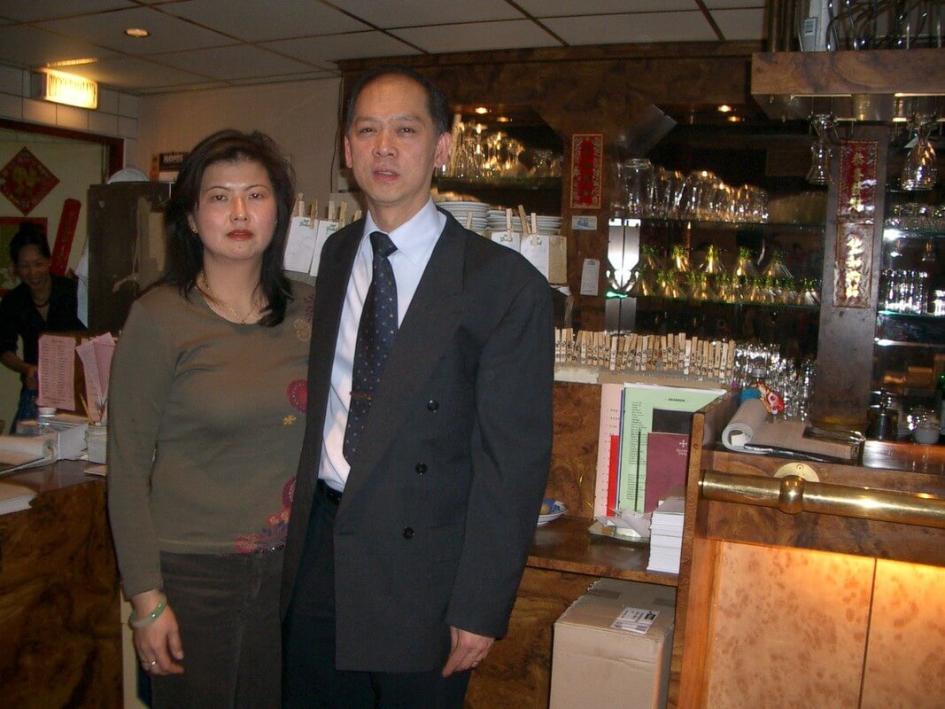 Restauranteigenaar Kok en zijn vrouw in 2007. Foto: Ton van den Berg