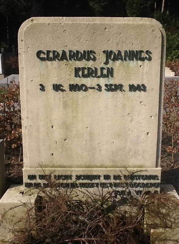 Het graf van Kerlen op de begraafplaats Tolsteeg. Foto: C. Huiding