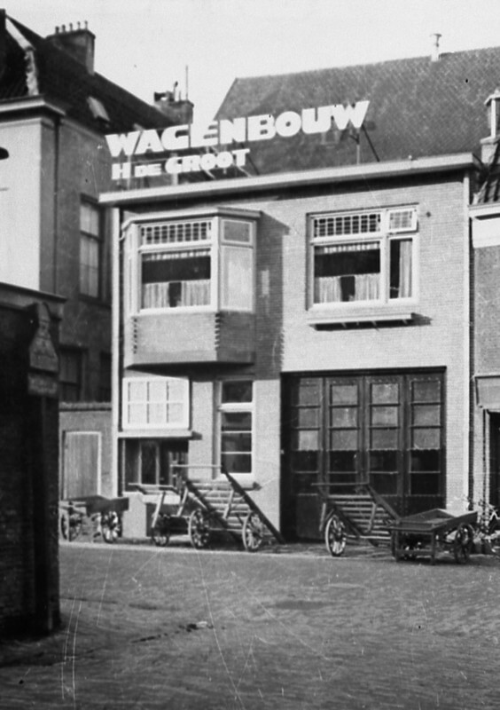 Het ouderlijk huis van Riet Soons-de Groot vóór 1945. Foto: Volksbuurtmuseum