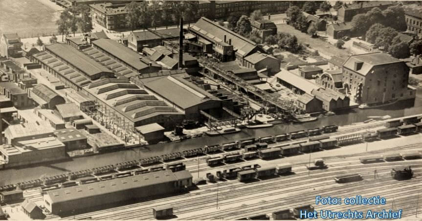 De metaalfabriek Frans Smulders waar in februari 1941 wordt gestaakt. Foto: Collectie HUA 